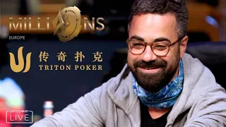 MILLIONS Europe Day 2 | Triton 100K Super High Roller Day 2