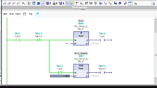 Blinking Indicator Lights (LED) - PLC Ladder Logic Example using Timers