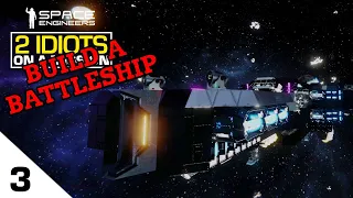 Space Engineers Tutorial - How To Build a Battleship #3 - Large Ship Design