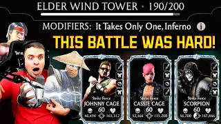 MK Mobile. Beating Battle 190 in Fatal Elder Wind Tower. This Is What Happened to Raiden...