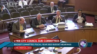 Lynn City Council Meeting & Subcommittee Meetings | May 24, 2022