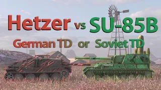 WOT Blitz Face Off || Hetzer vs SU-85B