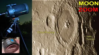 ЛУНА в телескоп ● Съемка поверхности Луны 4К камерой sv205. Бюджетная Астрофотография