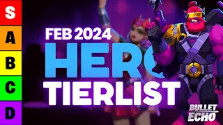 I ranked all 27 HEROES in Bullet Echo! 😱😮 (Including Vi) | Tier List