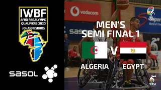 2020 IWBF Afro Paralympic Qualifiers | Mens Semi Final 1 | Algeria vs Egypt