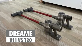 Xiaomi Dreame V11 vs T20 - Best Cordless Vacuum Cleaner Comparison | Reviews