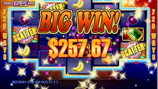 WHEEL OF FORTUNE Triple Extreme Spins $10 BET HUGE WIN