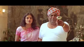 Doddanna & Prema Shocked By Seeing S Narayan Eating | Nannavalu Nannavalu Kannada Movie Part-2