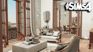 Parisian Elegant apartment  | 930 Medina studios | The Sims 4 speed build