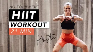 HOME WORKOUT // HIIT // KRISTIN // 21 MIN