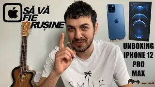 Să vă fie rusine!!! UNBOXING iPHONE 12 PRO MAX [Avantaje vs Dezavantaje]