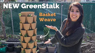 Setting up my NEW GreenStalk Basket Weave Vertical Planter 🧺🪴🧡