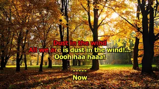 Dust In The Wind (Song of Kansas) (karaoke cover)