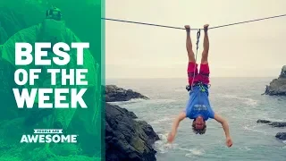 Best of the Week: Slacklining, Basketball & Sandboarding | People Are Awesome
