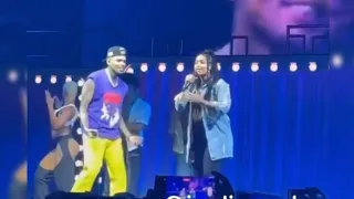 Chris Brown brings out Jordin Sparks to perform No Air ~ August 27th #oneofthemonestour