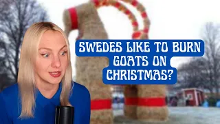 SWEDISH Christmas GOAT is literally LIT!