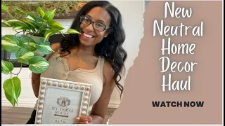 *New* Neutral Everyday Home Décor haul 2024| Walmart, Target and Amazon| Dream Rodrigues