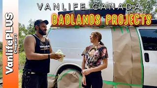 THIS BROKE TWICE! - Vanlife Projects in the Alberta Badlands