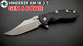 Hinderer XM 18 3.5" Gen 6 Bowie Folding Knife - Overview