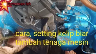 cara setting klep pelatuk biar tenaga mesin kencang