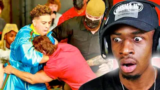 YOUTUBER VS TIKTOKER BOXING GONE WRONG!! (DEJI ,GIB ,TAYLOR ,BRYCE ,AUSTIN ,VINNIE )