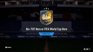 FIFA 23 - 86+ Fut Hero or World Cup Hero Pack