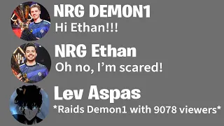 NRG Demon1 is BACK to streaming vs his IGL Ethan on 1st game...