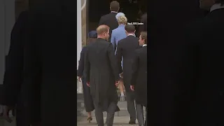 Prince Harry spotted at King Charles III's coronation. #shorts