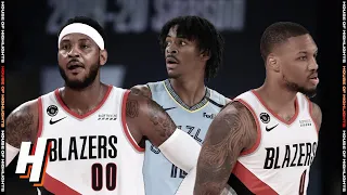 Memphis Grizzlies vs Portland Trail Blazers - Full Game Highlights July 31, 2020 NBA Restart