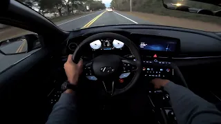 2023 Hyundai Elantra N POV Test Drive.