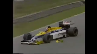 Nelson Piquet - Qualifying Lap at 1986 Brands Hatch GP