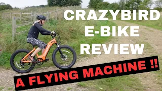 NARROWBOAT | e-BIKE REVIEW | CRAZYBIRD Step Through Electric Bike | Bonus Episode!!