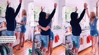 Lesbian (wlw) tiktok 🏳️‍🌈🌈  #93 #shorts This couple trend is hilarious! 😂