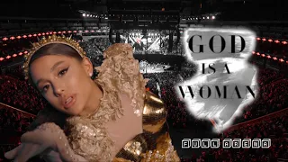 god is a woman but you're in a full arena