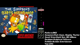 The Simpsons: Bart's Nightmare (SNES) Soundtrack