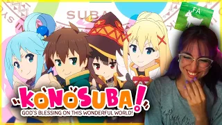 Qué es este anime?? || KONOSUBA Reaccion