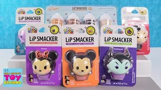 Disney Halloween Lip Smacker Tsum Tsum Villains Lip Balm Palooza | PSToyReviews