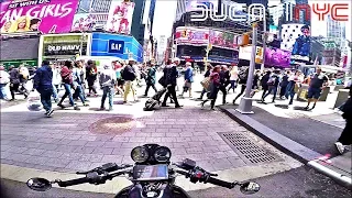 dip into TIMES SQUARE, NYC - Ducati ride all around it and into Queens New York v763