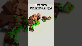 Nanites vs Minecraft Mobs #5, #shorts