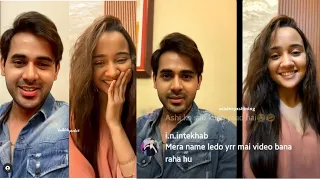 Unseen Moment Of Ashdeep|Ashi Singh Randeep Rai Live Chat|Dil Tujko Chahe Music Video|Sameer Naina