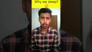 Why we sleep 😴?