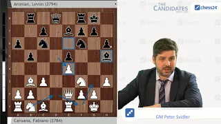 Caruana-Aronian, Candidates 2018: Svidler's Game of the Day