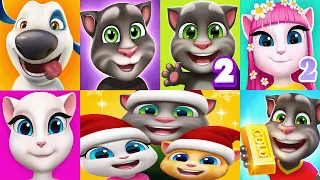 Talking Tom2 ,Talking Tom ,Talking Angela2 ,Angela ,Hank ,Tom Friends ,Gold Run 4u Vidio 2024 Ep3898