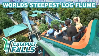 Catapult Falls - The Worlds First Launched Log Flume - Coming to SeaWorld San Antonio in 2023!