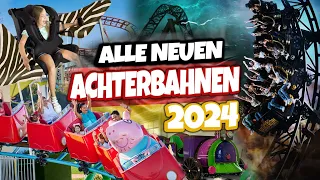 ALLE NEUEN ACHTERBAHNEN 2024 in Deutschland | Freizeitpark Neuheiten Überblick