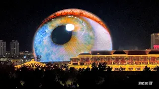 New Visuals on $2.3 Billion Sphere in Vegas | Gigantic Eyeball on World's Largest LED Screen