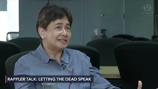 Raquel Fortun finds bullets in exhumed remains of drug war victims