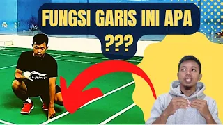 FUNGSI GARIS-GARIS PADA LAPANGAN BULUTANGKIS  ||| Functions of badminton court line