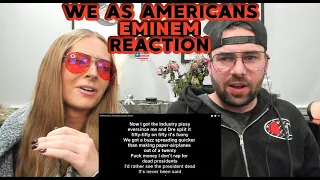 Eminem - We As Americans | REACTION / BREAKDOWN ! (ENCORE) Real & Unedited