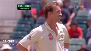 AB de Villiers Vs Brett Lee - When Young AB faces fearsome Lee.